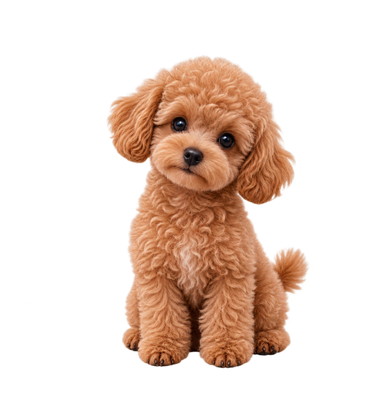 Schattige toy poedel